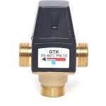 Mlangeur d'eau froide / chaude professionnel en laiton, robinet mitigeur thermostatique dn20 filetage ...