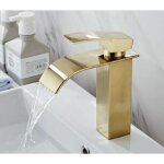 Mlangeur de lavabo robinet mono - trou mitigeur sur lavabo robinetterie lave - mains avec levier unique ...