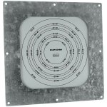 Membrane de passage tanche 30x30 sans cadre diamtre 80 / 200 (52092)