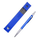 1 pcs porte mine en mtal avec 1 pcs mine 2mm pousse mine automatique crayon porte mine fluide porte ...