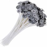 Memkey - 100 pcs mche bougie 100% cologique - 15cm de diy mche en coton naturel