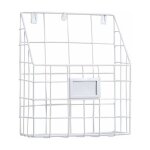 1pc porte magazine / porte revue metal pour le bureau et l'entrée (blanc) 1pc porte magazine / porte revue metal pour le bureau et l'entrée (blanc)