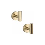 Memkey - lot de 2 patres en acier inoxydable sus 304 dor bross pour salle de bain