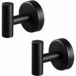 2 pices noir patres crochets muraux manteau crochet mural patre en acier inoxydable pour crochet de ...