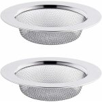 Memkey - 2pcs filtre  vier en acier inoxydable, filtre de vidange de 11, 5 cm, crpine d'vier, tamis ...