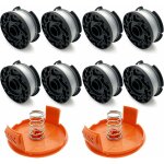 Lot de 8 bobine de fil débroussailleuse résistant, bobine fil coupe bordure compatible avec black et ... Lot de 8 bobine de fil débroussailleuse résistant, bobine fil coupe bordure compatible avec black et ...