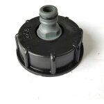 Memkey - adaptateur de rservoir ibc en plastique s60x6 - bouchon filet grossier vers 1, 27 cm - adaptateur ...