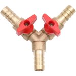 Borne d'arrt en laiton y 3 voies raccord de tuyau robinet  boisseau sphrique pour dispositif de gaz ...