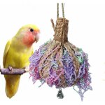 Copeaux de bois avec bandes de papier jouet à mâcher pour perroquet Copeaux de bois avec bandes de papier jouet à mâcher pour perroquet