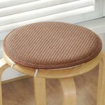 Coussin de sige de tabouret rond, coussin de sige frais mince, garniture ronde de chaise de coton avec ...