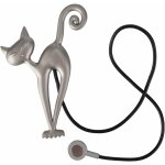 Embrasses de rideaux porte - rideaux  pince magntique en forme de chat en mtal accessoires