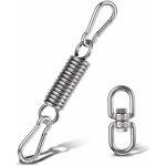 Kit de suspension pour hamac, ressort pour chaises - hamac avec mousquetons et anneau rotatif, accessoire ... Kit de suspension pour hamac, ressort pour chaises - hamac avec mousquetons et anneau rotatif, accessoire ...