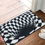 Memkey - paillasson amusant - 40 x 60 cm - 3d - antidérapant - illusion optique - pour l'intérieur et ... Memkey - paillasson amusant - 40 x 60 cm - 3d - antidérapant - illusion optique - pour l'intérieur et ...
