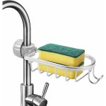 Porte eponge - rangement cuisine, aluminium organisateur rangement evier, pas de perçage support eponge ... Porte eponge - rangement cuisine, aluminium organisateur rangement evier, pas de perçage support eponge ...