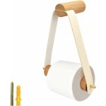 Porte papier toilette bois mural support pour rouleau de papier toilette porte rouleau en bois 18cm20cm ...