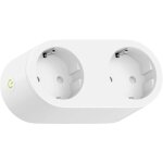 Prise connecte (type f), prise intelligente compatible avec apple homekit, siri, alexa, google home ...