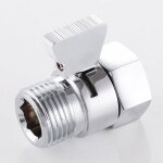 Memkey - vanne d'arrt en cuivre - pour pommeau de douche, pour rgler la temprature de l'eau facilement ...