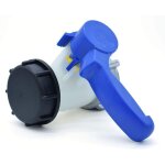 Memkey - vanne papillon avec �crou flottant en aluminium s60x6 pour cuve 1000 litres ibc