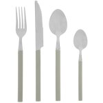 Mnagre 24 pices couverts en inox modle vert - secret de gourmet
