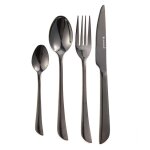 Laguiole cuisson - m�nag�re 24 pi�ces -  th�a noir