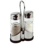 M�nag�re sel et poivre en verre et inox - aps