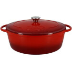 Menastyl - cocotte ovale 6, 5l en fonte �maill�e, colette
