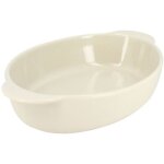 Menastyl - octave plat a four ovale 950 ml beige 27 x 16. 5 cm en gres