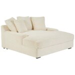 Mridienne 2 places en velours ctel grosses ctes beige esarto de pascal morabito