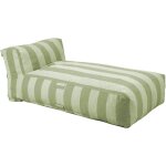 M�ridienne ray� pour salon de jardin modulable vert cactus - mixi