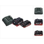 Metabo kit de base - 1x batterie lihd 4, 0 ah 18 v cas li - ion - 1x batterie lihd 5, 5 ah + chargeur ... Metabo kit de base - 1x batterie lihd 4, 0 ah 18 v cas li - ion - 1x batterie lihd 5, 5 ah + chargeur ...