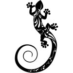 M�tal gecko d�coration murale, l�zard en m�tal d�coration murale, salamandre murale exterieur sculpture ...