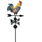 Jamais utilis]mtal girouette coq forme girouette jardin cltures pieu cour toits girouette dcor color ...