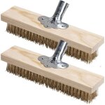 M�tallique 30 cm avec prise support en m�tal robuste pour balai en bois pour anti mousse toiture, mauvaises ...