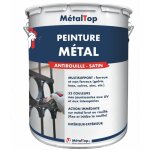Peinture metal - pot 1 l - 3005 - rouge vin metaltop