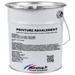 Peinture ravalement - pot 1 l - 3003 - rouge rubis metaltop