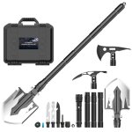 Tomshoo pelle de camping pliante quipement de survie multi - outils en plein air avec tui de transport ...