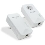 Metronic - prise cpl netsocket 1200 avec prise gigogne et cpl wi - fi 1200 mb / s