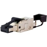 Metz connect - fiche rj45 pouvant tre confectionne sur le terrain 130e405032 - e mle noir 1 pc(s)