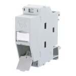 Metz connect - prise réseau btrnetcom pour montage sur rail din cat 6 ral7035 r43005 Metz connect - prise réseau btrnetcom pour montage sur rail din cat 6 ral7035 r43005