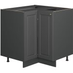 Meuble d'angle fame - line, anthrazit - gold landhaus, 80. 5cm , pt anthracite, vicco Meuble d'angle fame - line, anthrazit - gold landhaus, 80. 5cm , pt anthracite, vicco