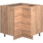 Meuble d'angle fame - line, ch�ne de force dor�, 80. 5cm sans pt, vicco