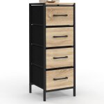 Meuble d'appoint 4 tiroirs utah 30 cm chiffonnier, meuble de rangement design industriel Meuble d'appoint 4 tiroirs utah 30 cm chiffonnier, meuble de rangement design industriel