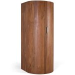 Meuble bar � 2 portes en bois d'acacia massif