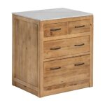 Made in meubles - meuble bas de cuisine 4 tiroirs epure