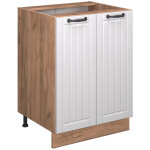 Meuble bas de cuisine fame - line, blanc campagne, 60cm sans pt, vicco