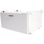 Décoshop26 - meuble bas pour machine à laver avec tiroir avec tiroir 33 x 61 x 52 cm mdf et acier blanc ... Décoshop26 - meuble bas pour machine à laver avec tiroir avec tiroir 33 x 61 x 52 cm mdf et acier blanc ...