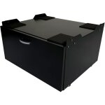 Décoshop26 - meuble bas pour machine à laver avec tiroir 33 x 61 x 52 cm mdf et acier noir 040007835 Décoshop26 - meuble bas pour machine à laver avec tiroir 33 x 61 x 52 cm mdf et acier noir 040007835