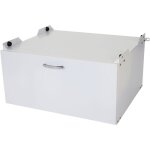 Décoshop26 - meuble bas pour machine à laver avec tiroir 33 x 61 x 62 cm mdf et acier blanc 040007837 ... Décoshop26 - meuble bas pour machine à laver avec tiroir 33 x 61 x 62 cm mdf et acier blanc 040007837 ...