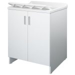 Meuble pour buanderie avec 2 portes et cuve en polypropylne 7002ak