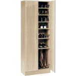 Meuble  chaussures avec 2 portes et 7 espaces. grande capacit. couleur cambrienne (hauteur 171 cm / ...